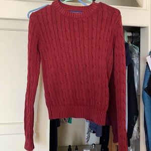 American apparel cable knit sweater